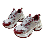 Damen Sportliche Sneakers mit atmungsaktivem Obermaterial und stoßdämpfender Sohle R&B