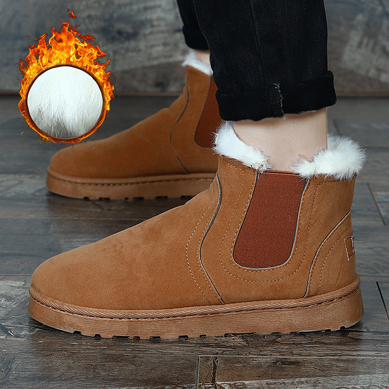 Damen Bequeme Ankle Boots aus Wildleder mit isolierendem Innenfutter R&B