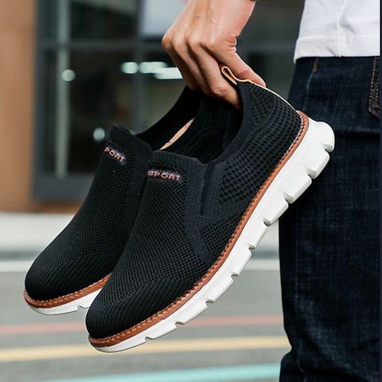 Damen Atmungsaktive Slip-On Freizeitschuhe mit flexiblem Obermaterial R&B