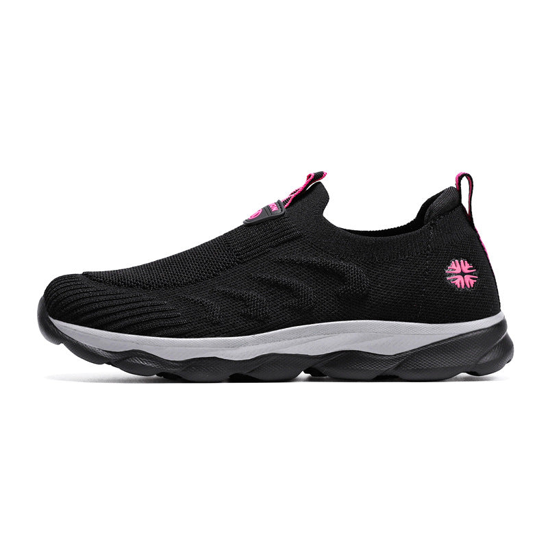 Damen Bequeme Slip-On Laufschuhe mit Elastischem Einstieg R&B