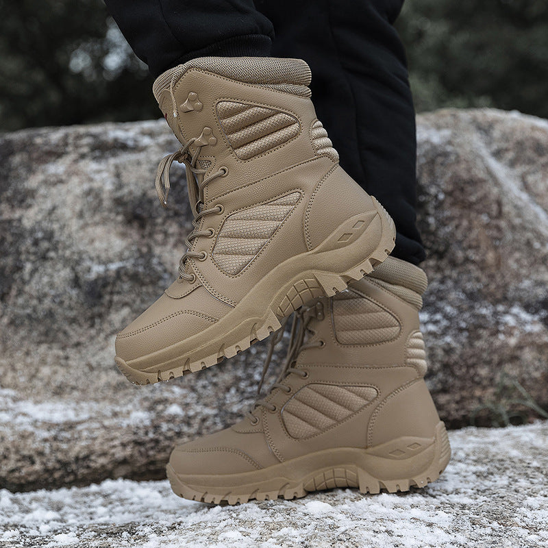 Herren robuste wasserabweisende Winterstiefel mit rutschfester Sohle R&B