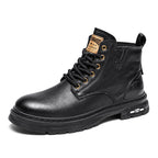 Herren robuste Lederstiefel R&B