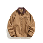 Herren lässige Übergangsjacke mit robustem Stehkragen R&B