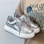 Damen Sportliche Sneakers mit dämpfender Sohle und atmungsaktivem Obermaterial R&B