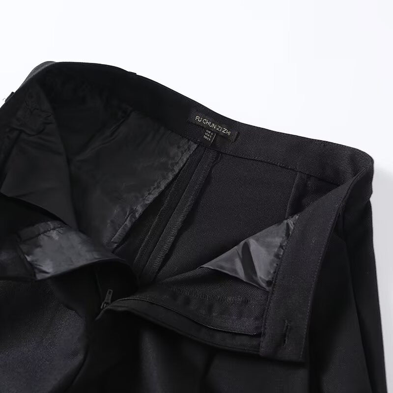 Damen Weite Palazzo-Hose mit eleganter Schnittführung und feiner Textur R&B