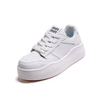 Damen modische Sneakers mit extra dicker Sohle und rutschfestem Profil R&B