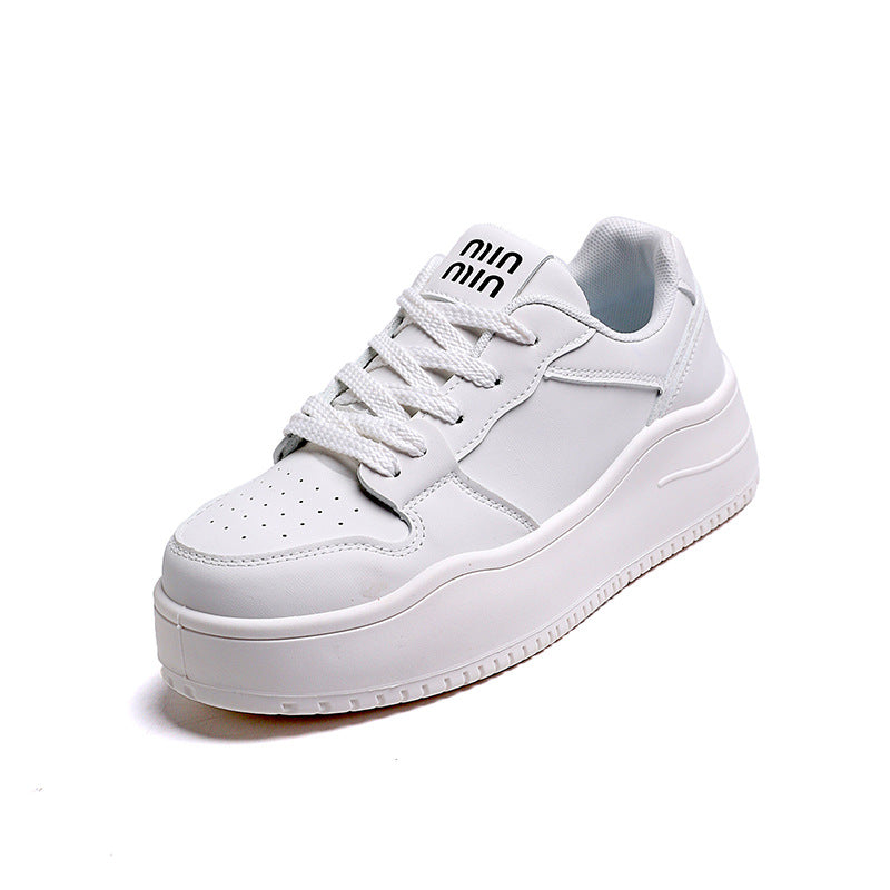 Damen modische Sneakers mit extra dicker Sohle und rutschfestem Profil R&B
