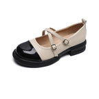 Damen elegante Mary-Jane Schuhe mit modischem Riemen und praktischem Schnallenverschluss