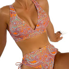 Damen Triangel-Bikini mit Paisleymuster R&B