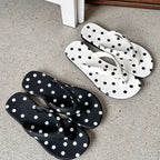 Damen Zehentrenner-Sandalen mit modernem Punkte-Design R&B