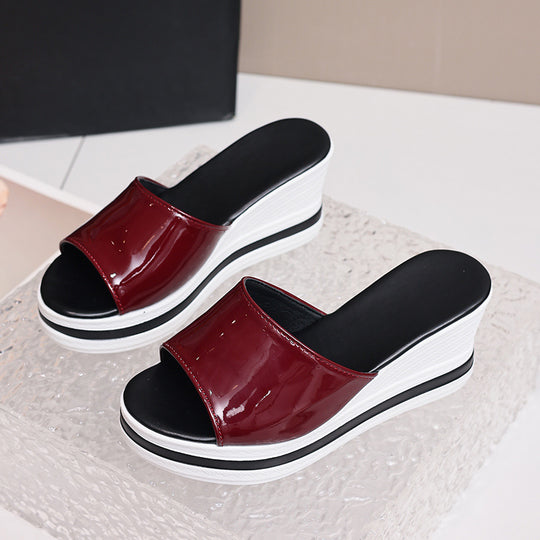 Damen Wedge-Pantoletten mit komfortablem Fußbett und stylischem Design R&B