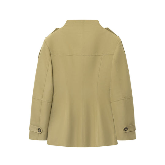 Damen Utility-Jacke mit hohen Kragen und praktischen Taschen R&B