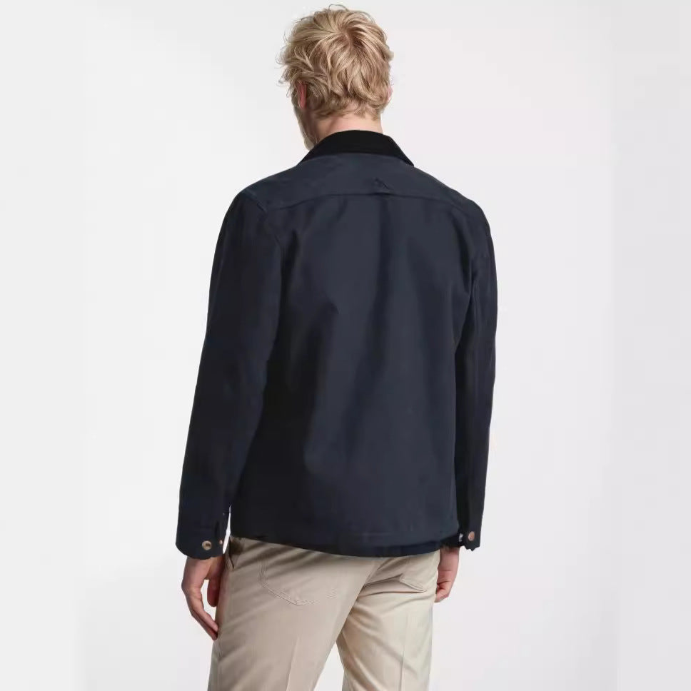 Herren trendige Jeansjacke R&B