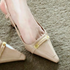 Damen Slingback-Pumps mit elegantem Design und bequemer Absatzhöhe R&B