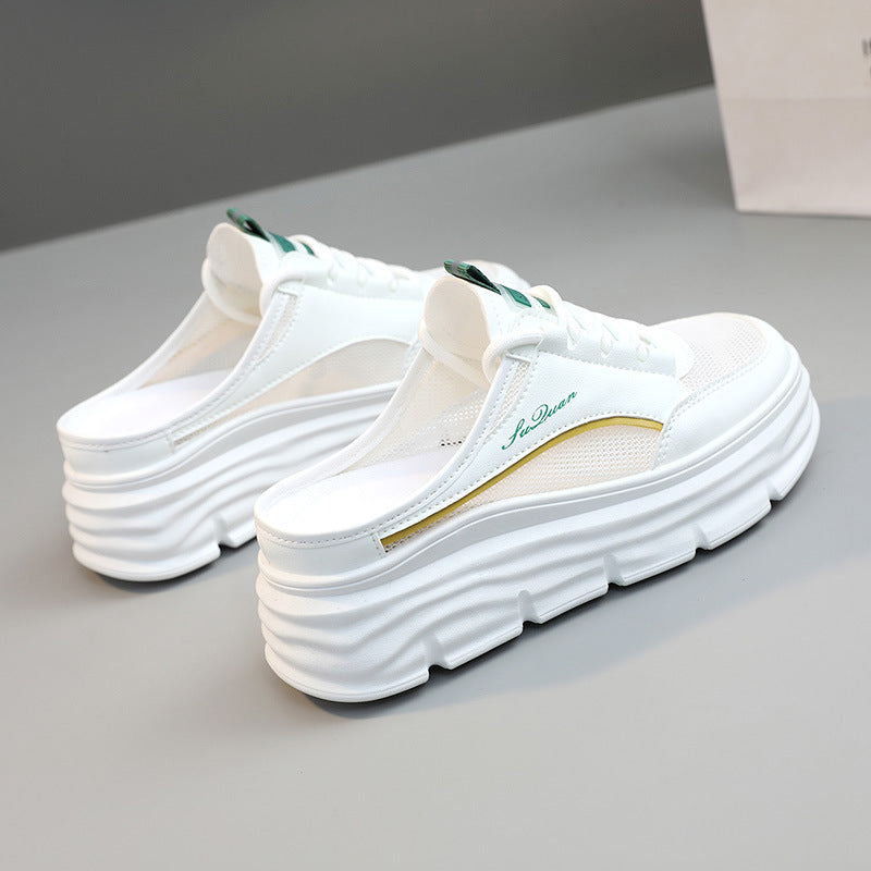 Damen Bequeme Slip-On Sneakers mit dämpfender Sohle und atmungsaktiver Oberfläche R&B