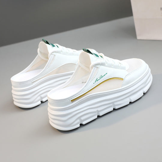 Damen Bequeme Slip-On Sneakers mit dämpfender Sohle und atmungsaktiver Oberfläche R&B