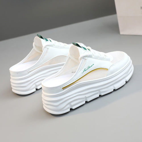 Damen Bequeme Slip-On Sneakers mit dämpfender Sohle und atmungsaktiver Oberfläche R&B