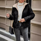 Damen platzsparende und warme Winterjacke R&B
