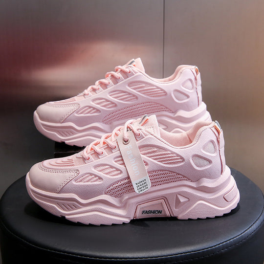 Damen Sportliche Sneakers mit atmungsaktiver Mesh-Oberfläche und dämpfender Sohle R&B