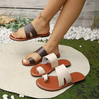 Damen Sandalen mit breiten Riemen und anatomischer Fußbettung R&B