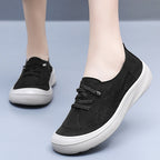 Damen Leichte und atmungsaktive Sneakers mit elastischen Schnürsenkeln R&B
