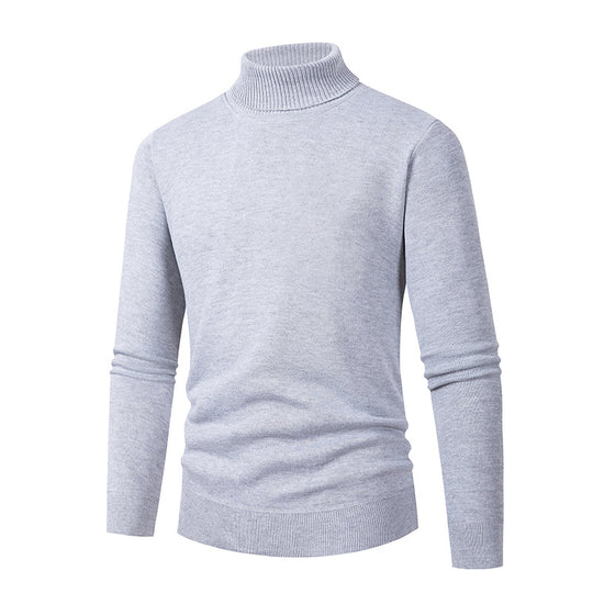 Herren eleganter Rollkragenpullover aus hochwertigem Material R&B