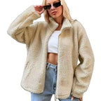 Damen kuscheliger Fleece-Jacke R&B