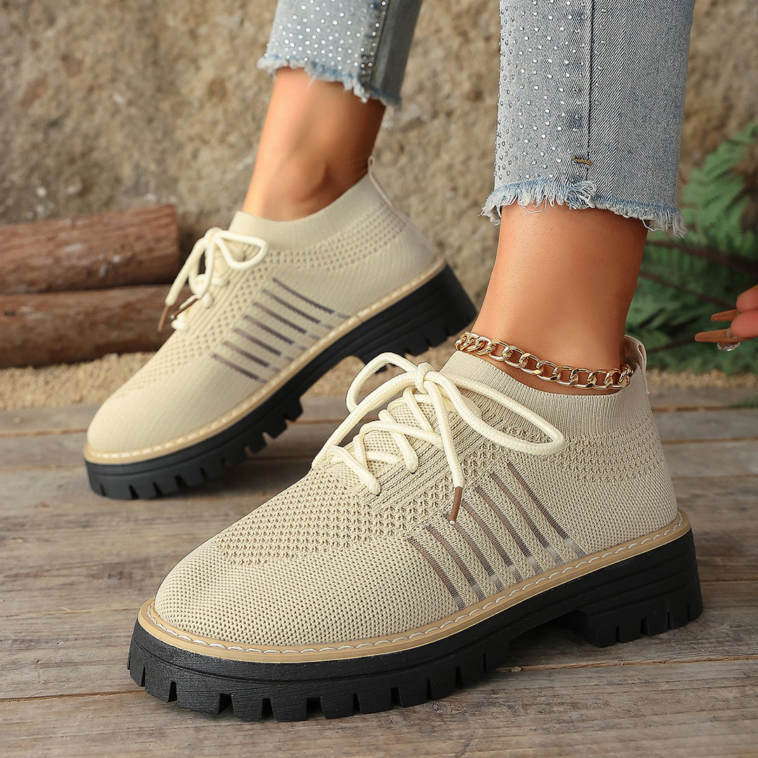 Damen luftige Sneakers mit rutschfester Sohle und atmungsaktivem Obermaterial R&B
