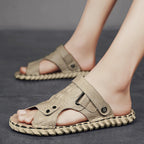 Herren Modische Sandalen mit verstellbarem Riemensystem und rutschfester Sohle R&B