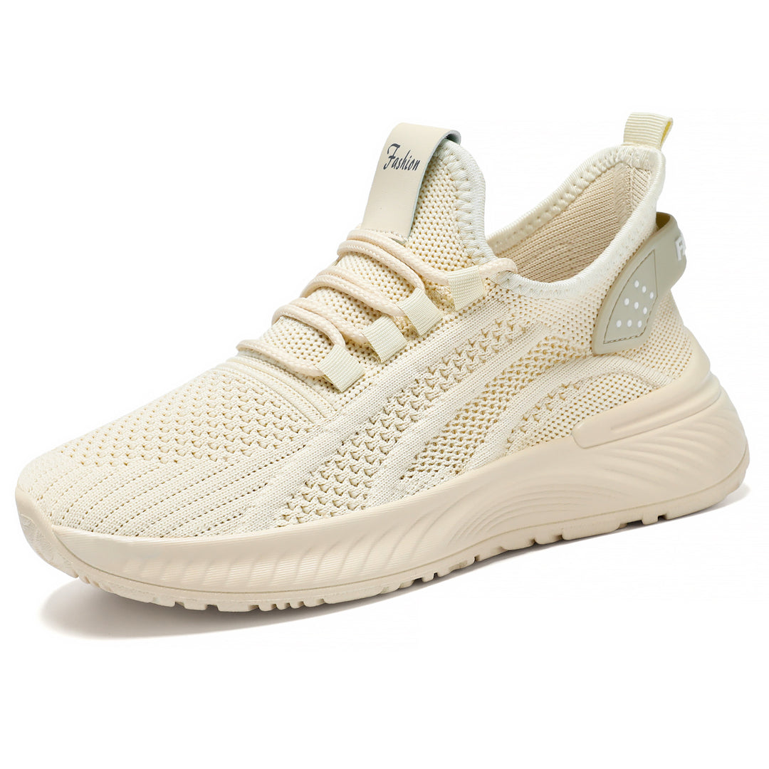 Damen Sportliche Netz-Sneaker mit atmungsaktiver Struktur und dämpfender Sohle R&B
