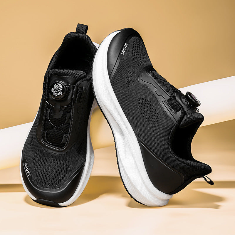 Damen Sportliche Schnür-Sneaker mit atmungsaktivem Mesh und leichtem Dämpfungssystem