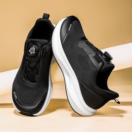 Damen Sportliche Schnür-Sneaker mit atmungsaktivem Mesh und leichtem Dämpfungssystem R&B