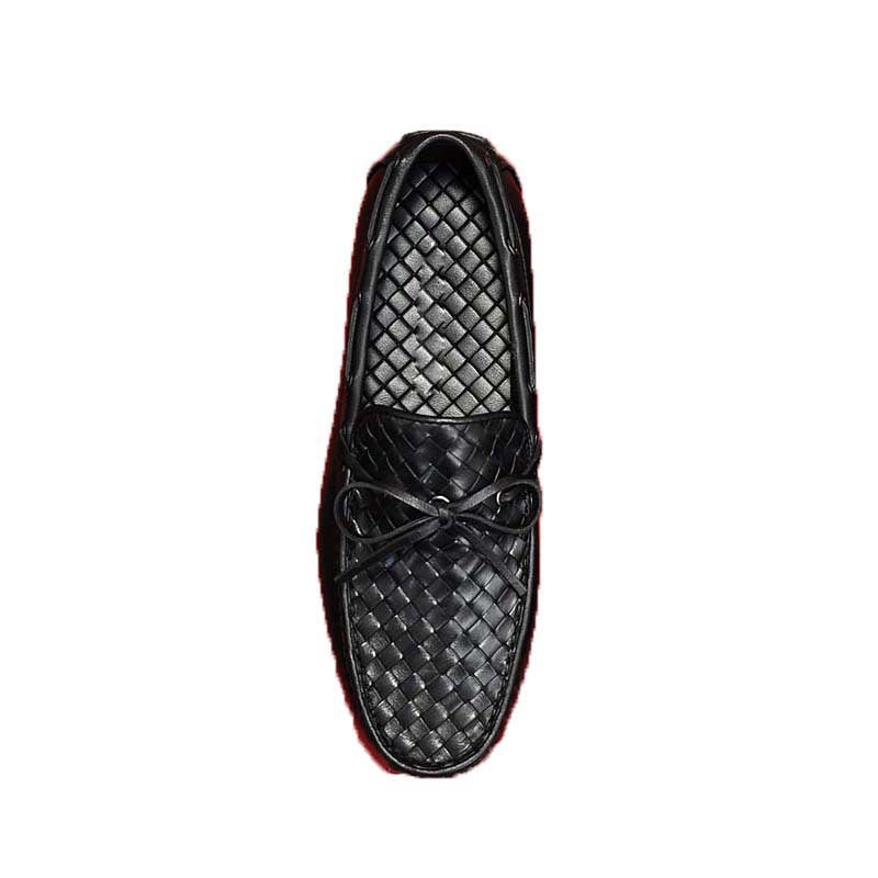 Herren Mokassins mit geflochtenem Design und hochwertiger Lederoberfläche R&B