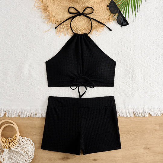 Damen Bikini-Set mit raffinierten Schnittdetails und elastischen Trägern R&B