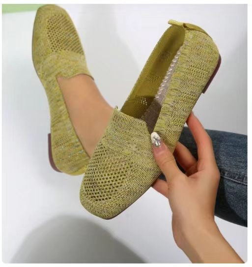 Damen Bequeme und luftige Slipper mit atmungsaktivem Obermaterial R&B