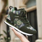 Damen Hochsneaker im trendigen Camouflage-Design
