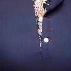 Herren Langarmhemd mit modernem Paisley-Muster und exklusiven Details R&B