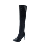 Damen Overknee-Stiefel mit elegantem Absatz und weichem R&B