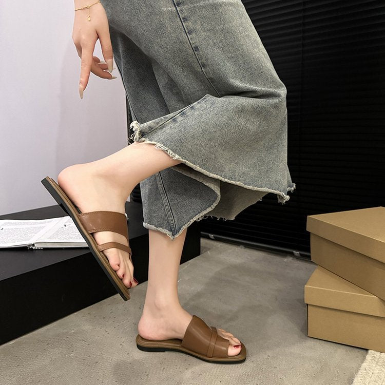 Damen Sandalen mit komfortablem Fußbett und modernem Riemendesign R&B