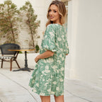 Damen Sommerkleid mit floralen Mustern R&B