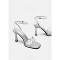 Damen elegante High Heel Sandalen mit modischem Riemendesign R&B
