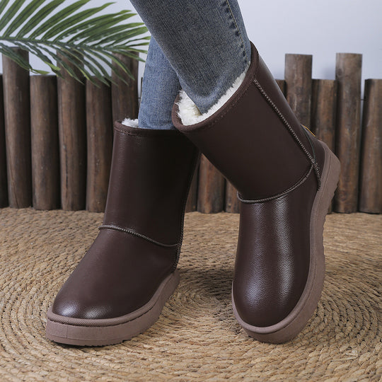 Damen Kuschelige Winterboots R&B
