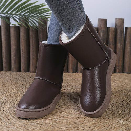 Damen Kuschelige Winterboots R&B