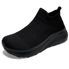 Damen Stricksneaker mit elastischem Schaft und dämpfender Sohle