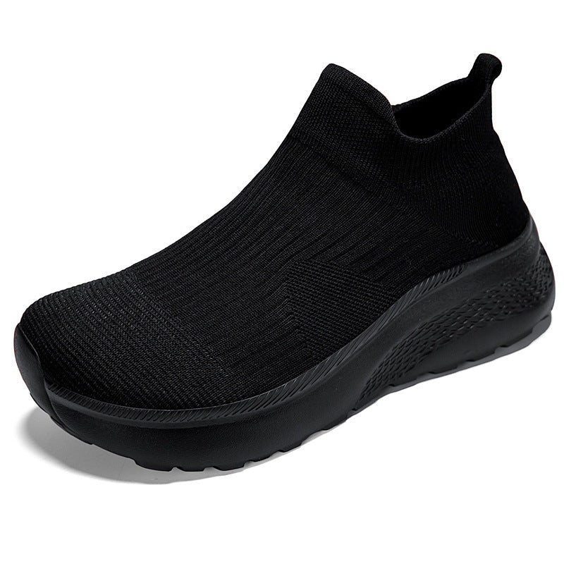 Damen Stricksneaker mit elastischem Schaft und dämpfender Sohle