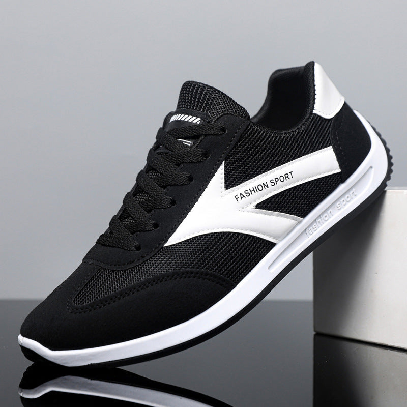 Damen Sportliche Sneakers mit atmungsaktiven Mesh-Einsätzen und dämpfender Sohle R&B