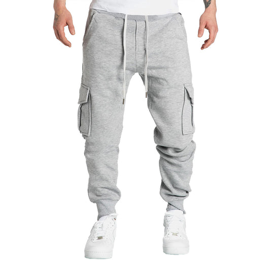 Herren Cargo-Jogginghose mit elastischem Bund und praktischen Seitentaschen R&B