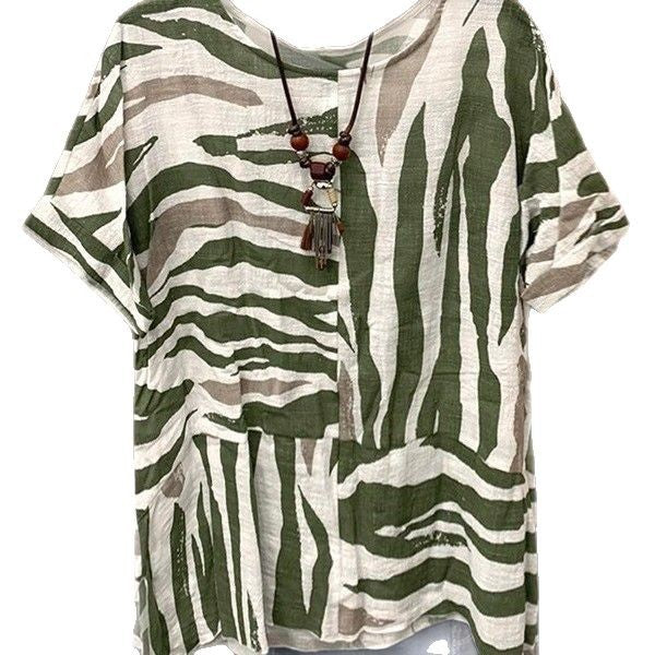 Damen Leichtes Safari-Shirt R&B