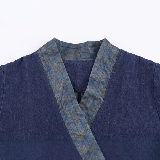 Damen elegante Kombi-Jacke im asiatischen Stil mit Kimono-Details R&B