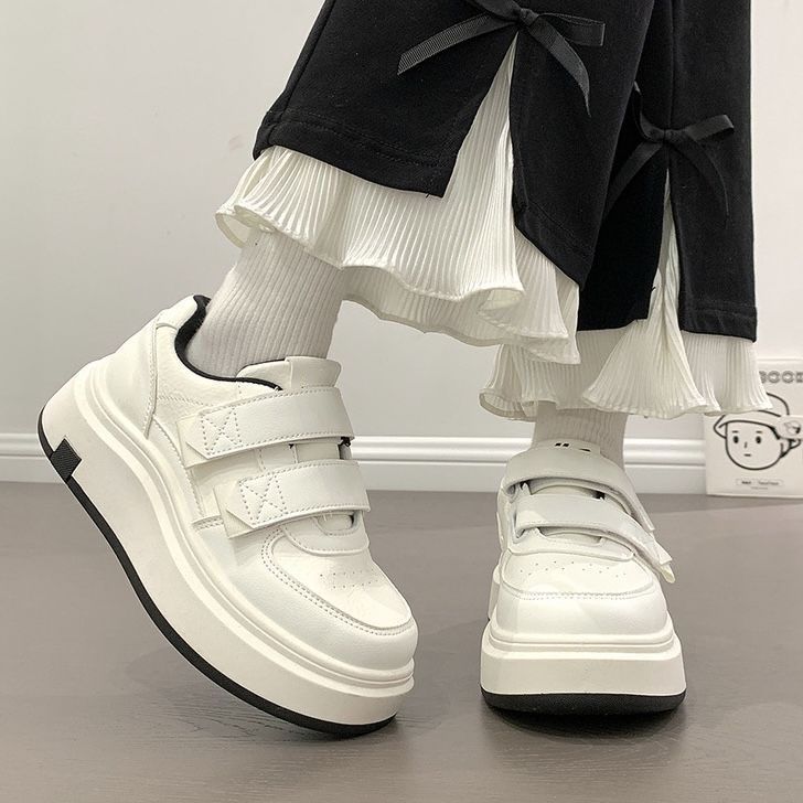 Damen Hochwertige Plateausneaker mit praktischem Klettverschluss und luxuriösem Komfort R&B